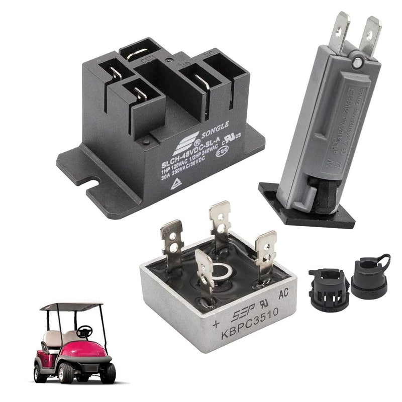 Drive-up مجموعة إصلاح شاحن البطارية القابل للقيادة، 48 فولت PowerDrive2#22110، PowerDrive #17930، لشواحن Club Car (PowerDrive2# 22110) - Image 1